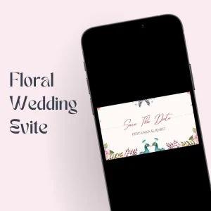 Floral Wedding Invitation Card
