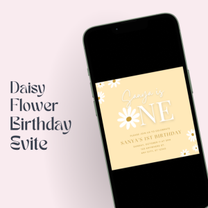 1st Birthday Invitation Card