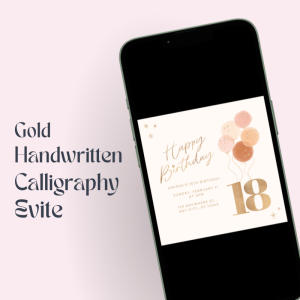 18th Birthday Invitation Card