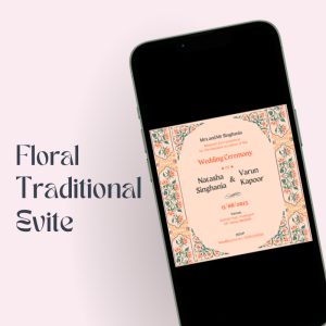 Traditional Wedding Invitation Card