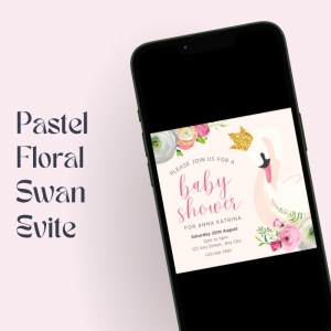 Baby Shower Invitation Card Illustration