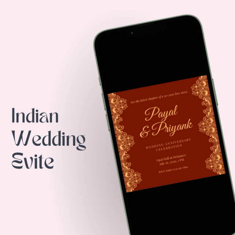 Indian Wedding Invitation Card