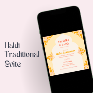 Haldi Ceremony Invitation Card