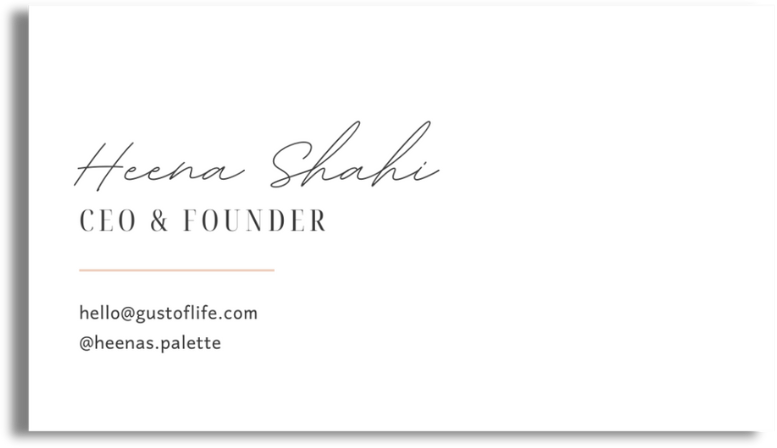 Business Visiting Card Design Service